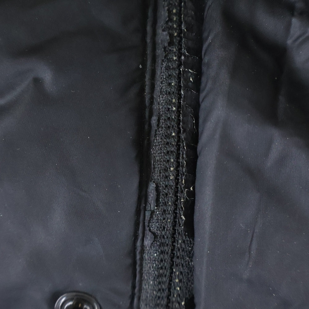 MONCLER(モンクレール) ワッペンロゴ フーデッド ダウンジャケット ブラック 420974130985 レディース