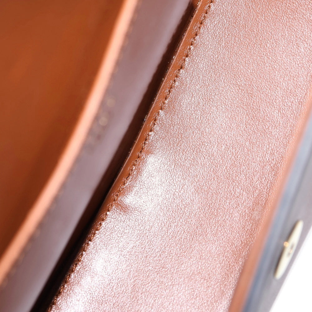 CELINE(セリーヌ) クラッチタブー タン ショルダーバッグ ミニバッグ ブラウン レザー ゴールド金具