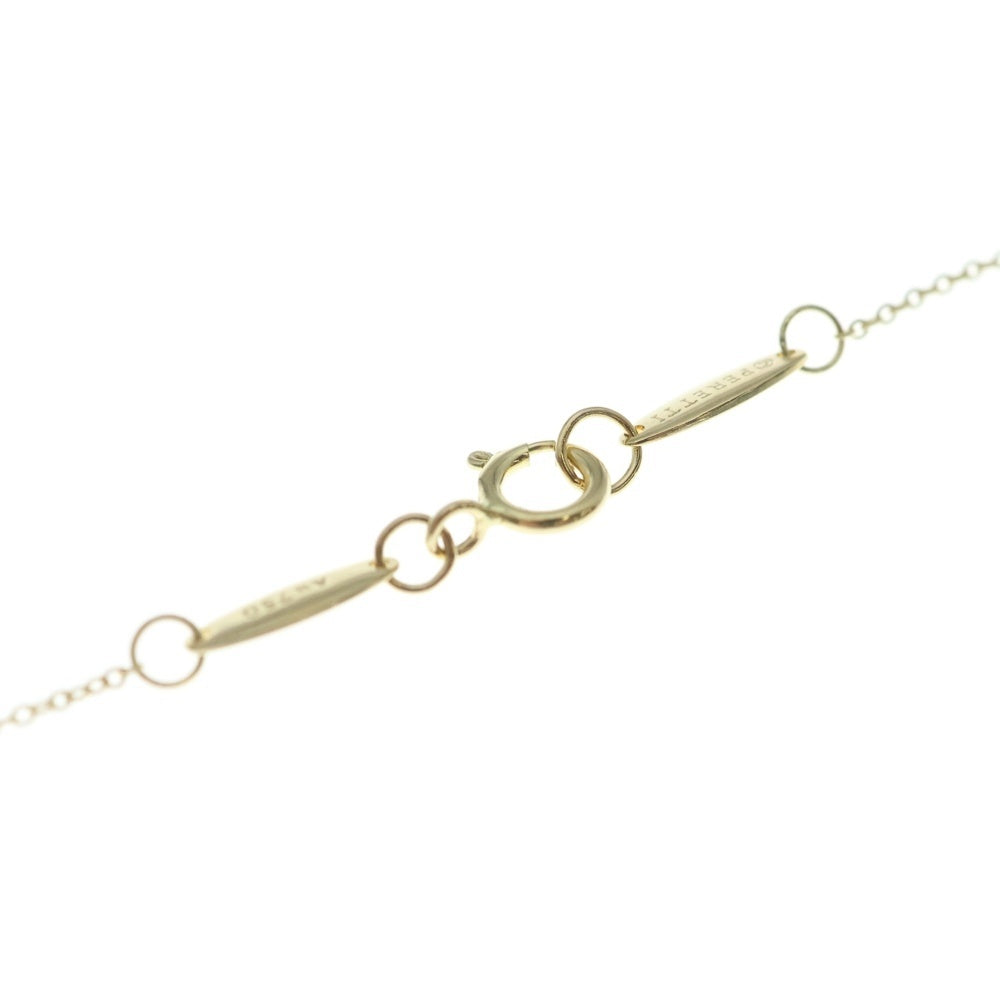 TIFFANY & Co.(ティファニー) エルサペレッティ オープンハートネックレス イエローゴールド Au750YG ジュエリー