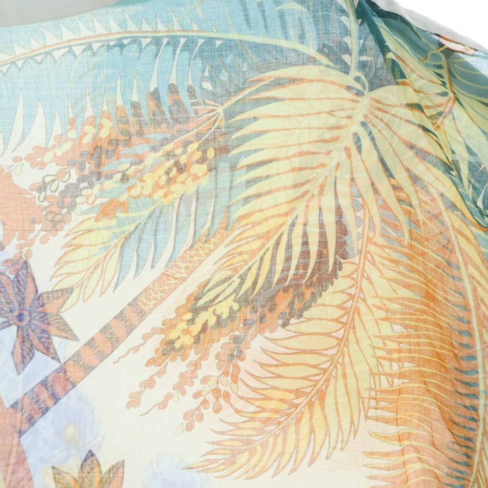 HERMES(エルメス) 総柄プリント チュニック シャツ ブラウス マルチ レディース