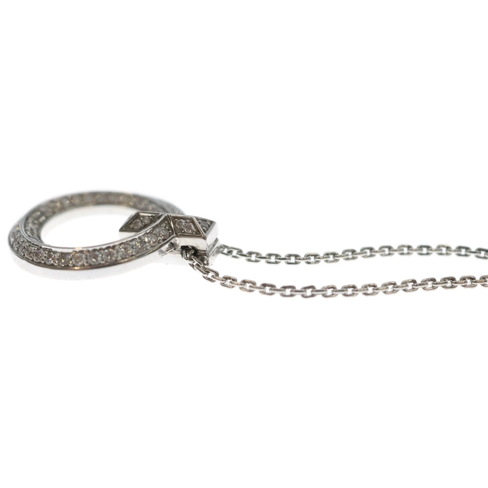 TIFFANY & Co.(ティファニー) Tワン サークル ネックレス Au750 K18 WG 