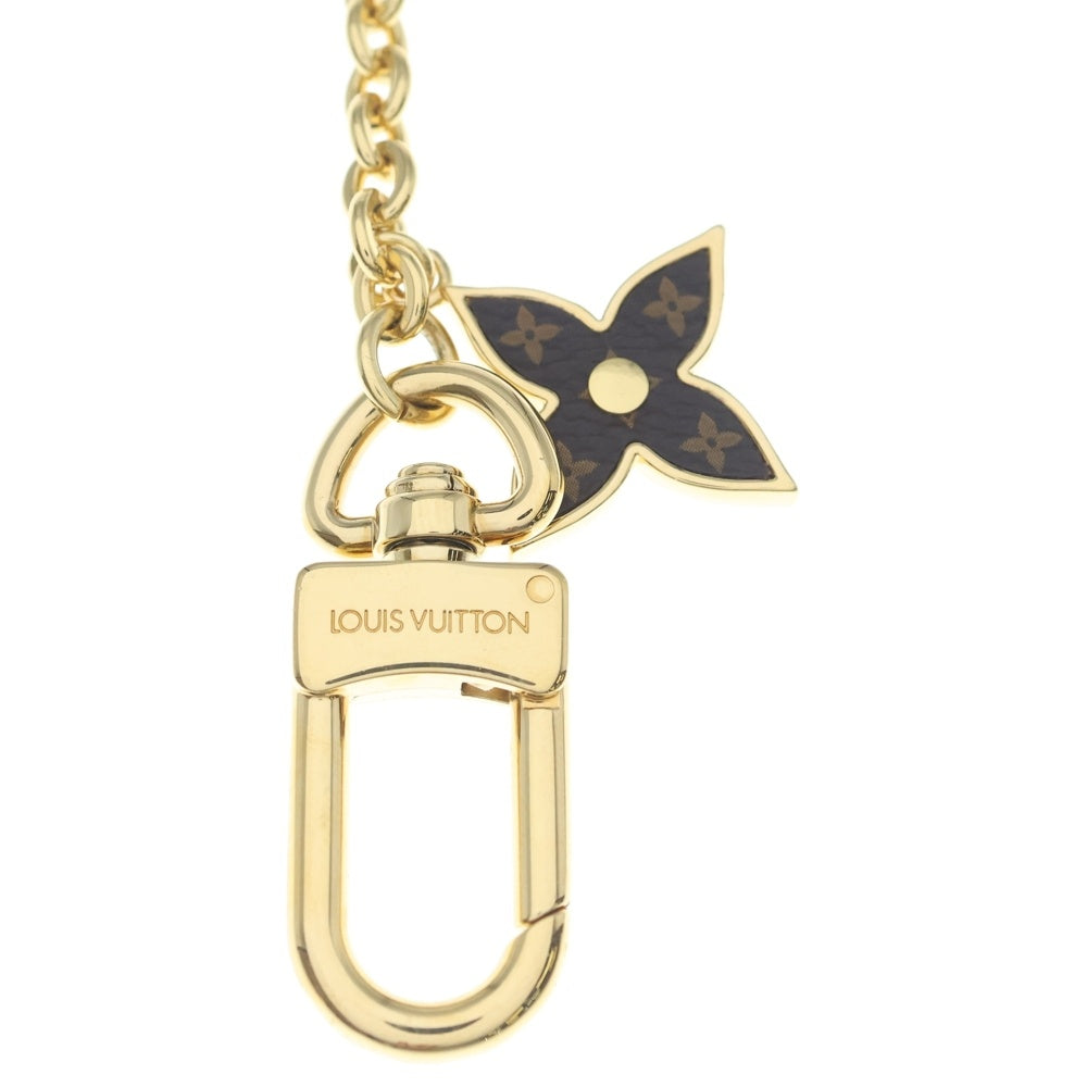 LOUIS VUITTON(ルイヴィトン) ビジュー サック シェンヌ・スプリング ストリート バッグチャーム キーリング キーホルダー ゴールド×ブラウン×ピンク M68999 レディース