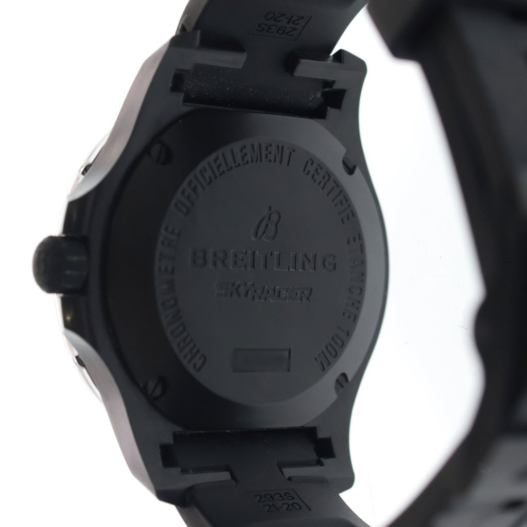 BREITLING(ブライトリング) X74320E4 コルトスカイレーサー 黒文字盤 デイト ブライトライト×ラバー/QZ クォーツ 腕時計