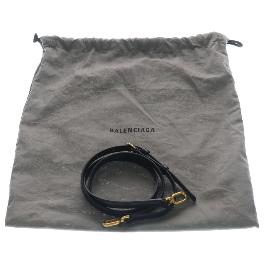 BALENCIAGA(バレンシアガ) アワーグラス スモール 2WAYバッグ ハンドバッグ ショルダーバッグ ブラック レザー 593546 ゴールド金具 レディース