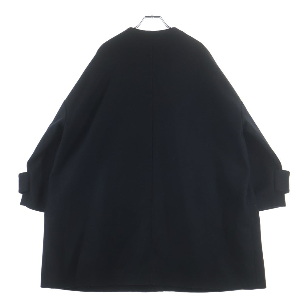 MACKINTOSH(マッキントッシュ) ノーカラー ウールロングコート ブラック L222MO1115FEX2K レディース