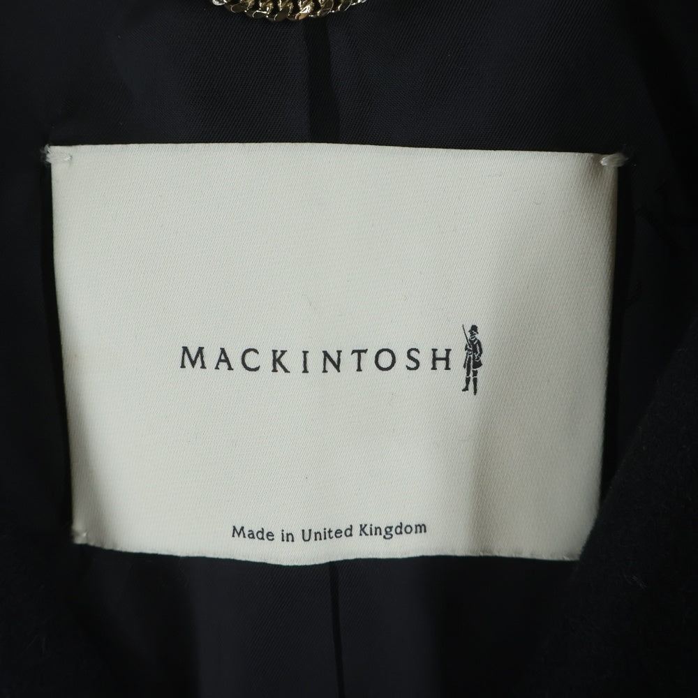MACKINTOSH(マッキントッシュ) ノーカラー ウールロングコート ブラック L222MO1115FEX2K レディース