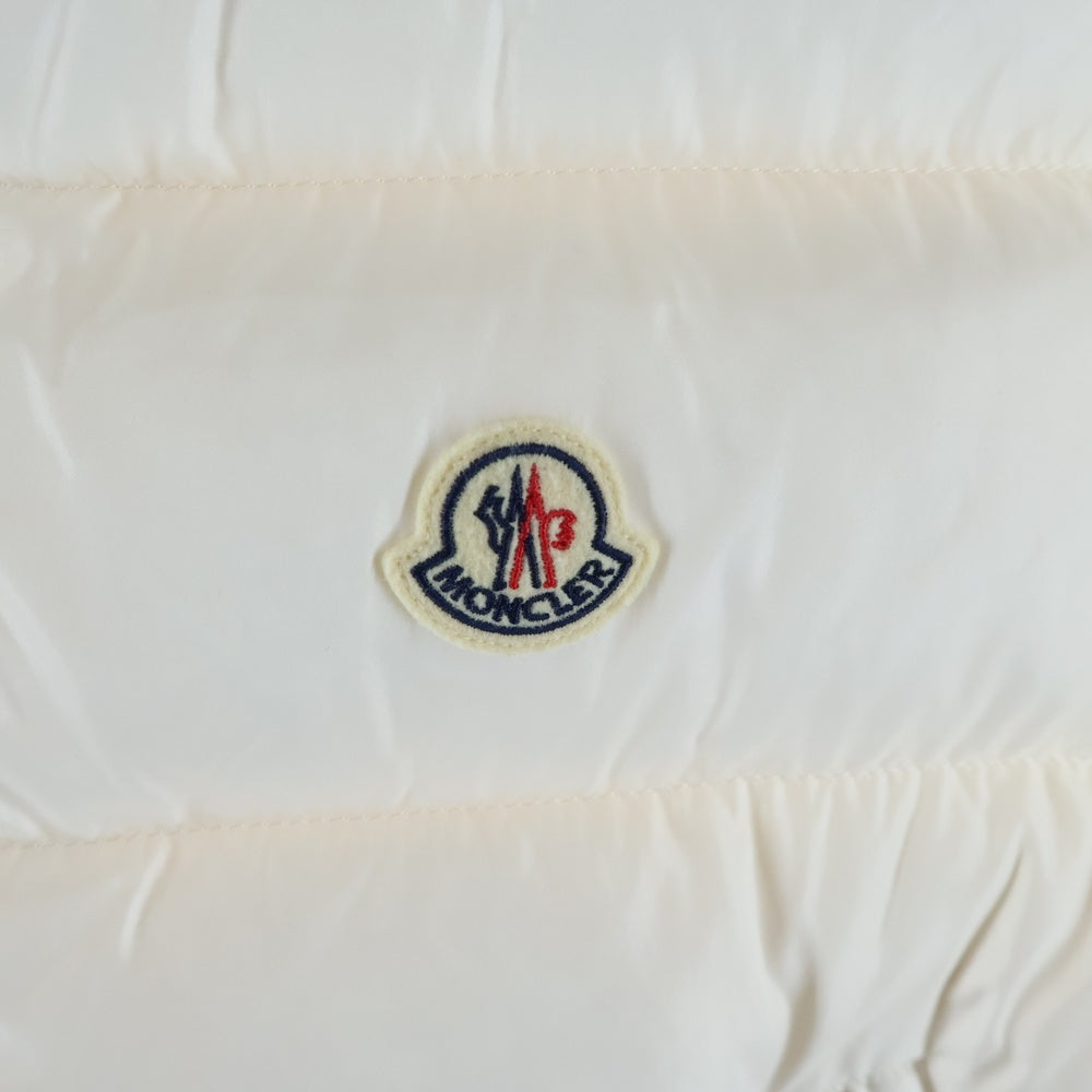 MONCLER(モンクレール) 22AW TIBB ワッペンロゴ ジップアップ ダウンベスト ホワイト H20911A00096 68950