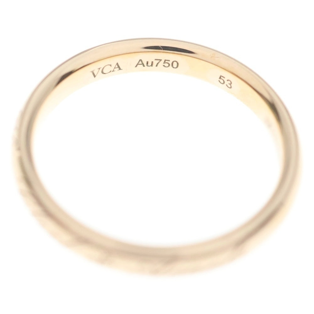 Van Cleef & Arpels(ヴァンクリーフアンドアーペル) タンドルモンシニアチュール ロゴ リング 指輪 K18PG ピンクゴールド VCARP5MT53 レディース
