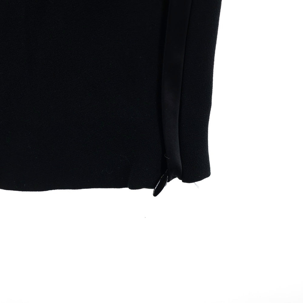 CELINE(セリーヌ) サイドライン レーヨン アセテート イージー テーパードパンツ ブラック レディース