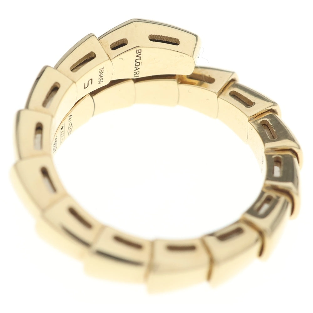 BVLGARI(ブルガリ) セルペンティ ヴァイパー リング 指輪 K18YG イエローゴールド 358643 レディース