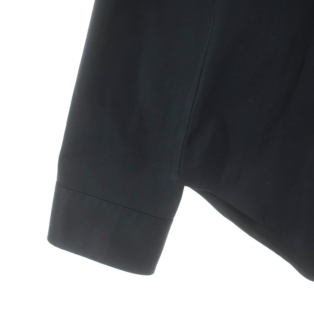 LOEWE(ロエベ) Anagram Pocket Shirt アナグラムロゴ刺繍 ポケット 長袖シャツ ブラック H526Y05X82