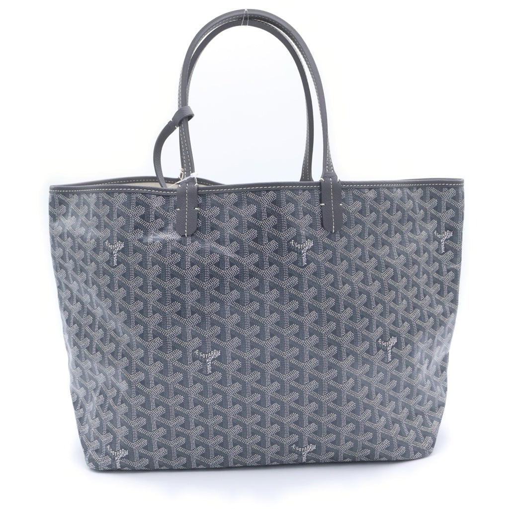 GOYARD(ゴヤール) サンルイPM グレー トートバッグ ハンドバッグ グレー PVC×レザー レディース