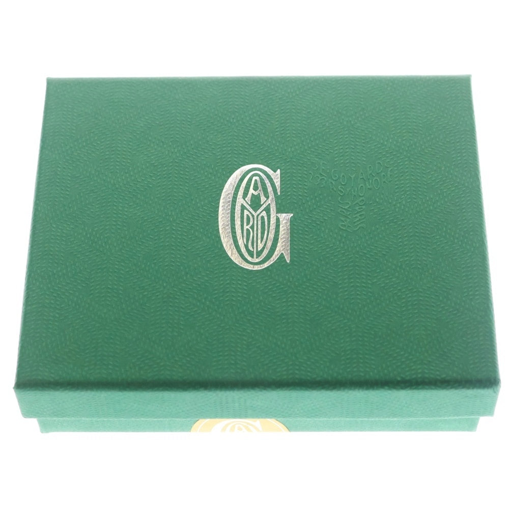 GOYARD(ゴヤール) ブルボン カードホルダー 名刺入れ カードケース オレンジ レザー レディース