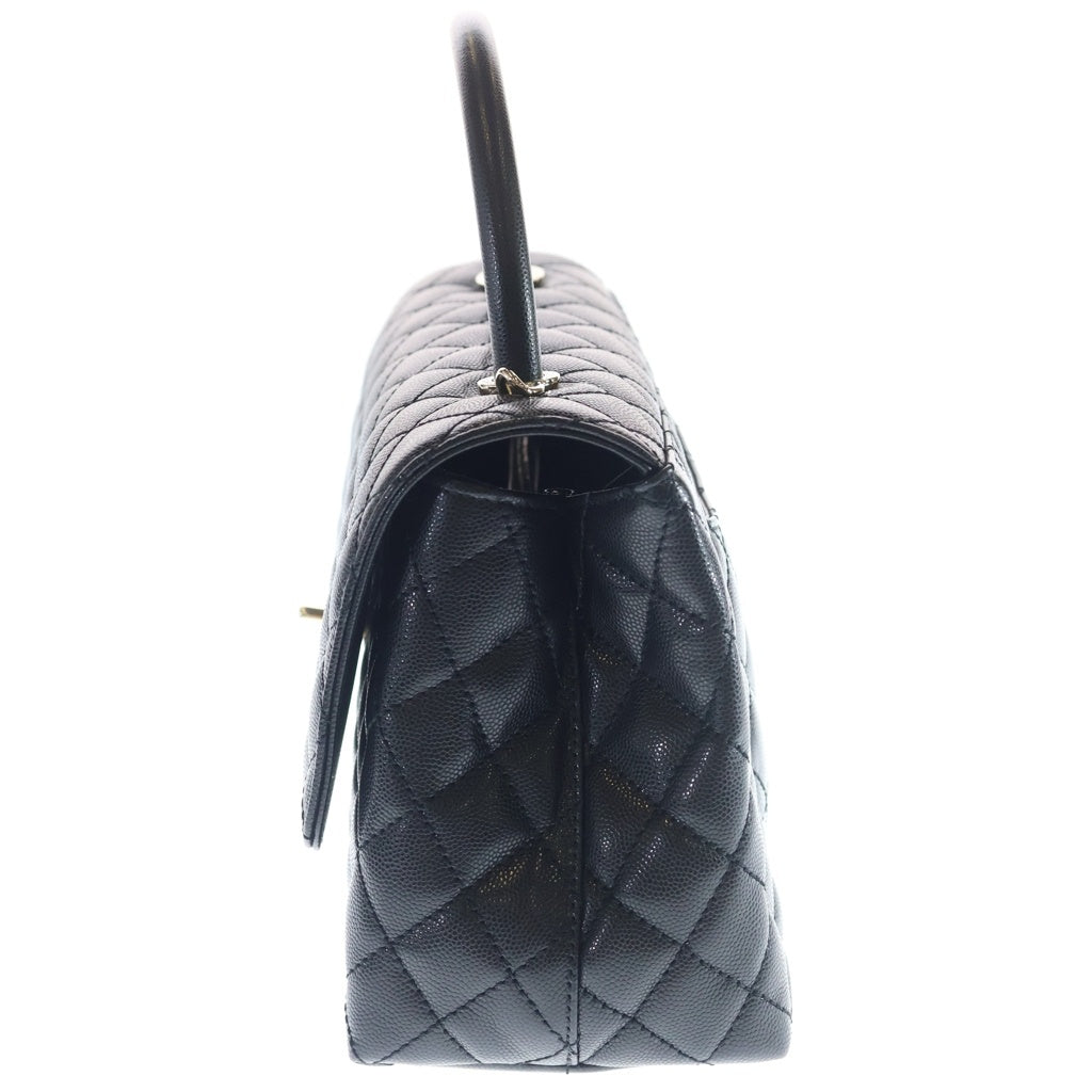 CHANEL(シャネル) ココハンドル29 2WAYバッグ ハンドバッグ ショルダーバッグ ブラック キャビアスキン A92991 ゴールド金具 レディース