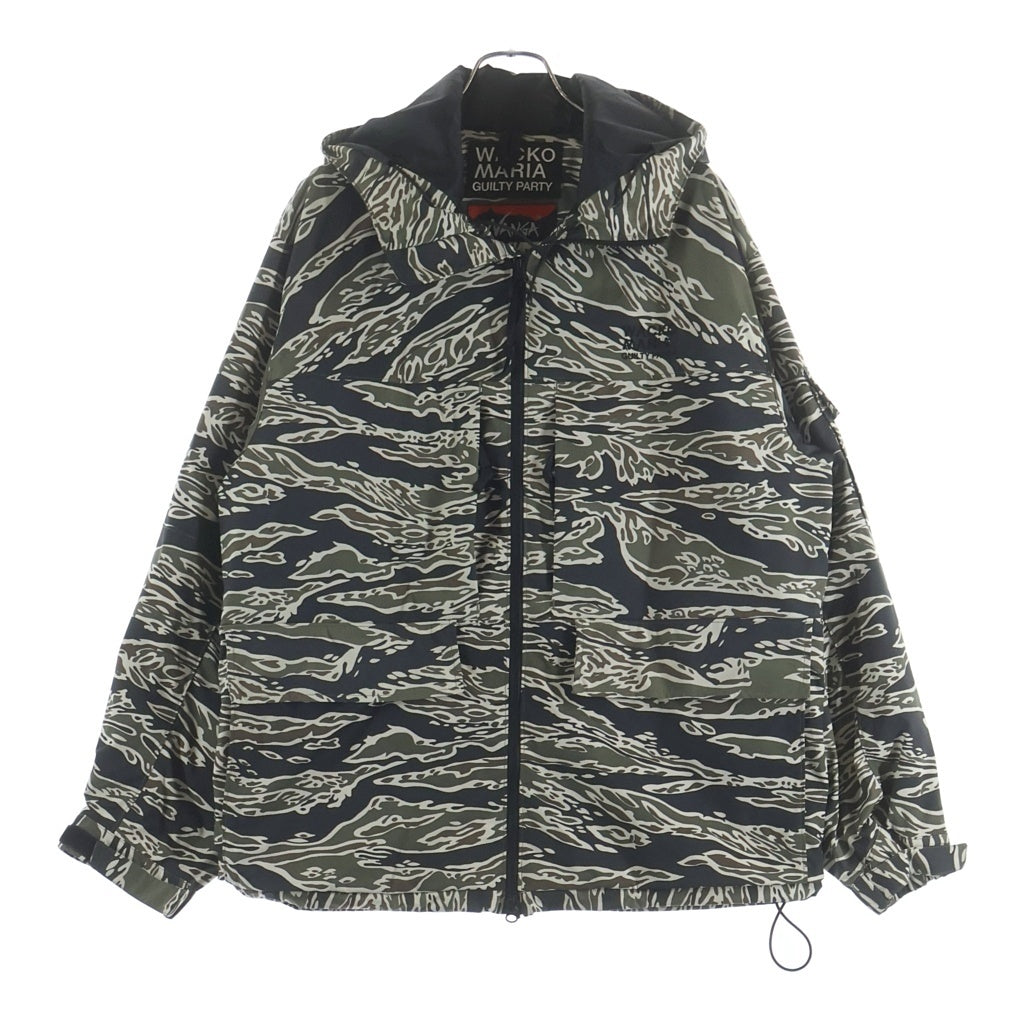 WACKO MARIA(ワコマリア) 25SS×NANGA TIGER CAMO MOUNTAIN PARKA ナンガ 迷彩 タイガーカモ 総柄プリント マウンテンパーカー カーキ