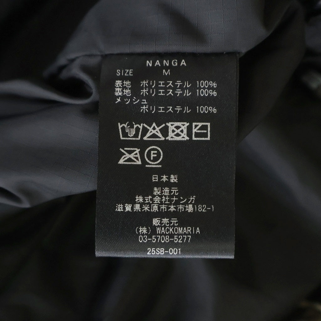 WACKO MARIA(ワコマリア) 25SS×NANGA TIGER CAMO MOUNTAIN PARKA ナンガ 迷彩 タイガーカモ 総柄プリント マウンテンパーカー カーキ