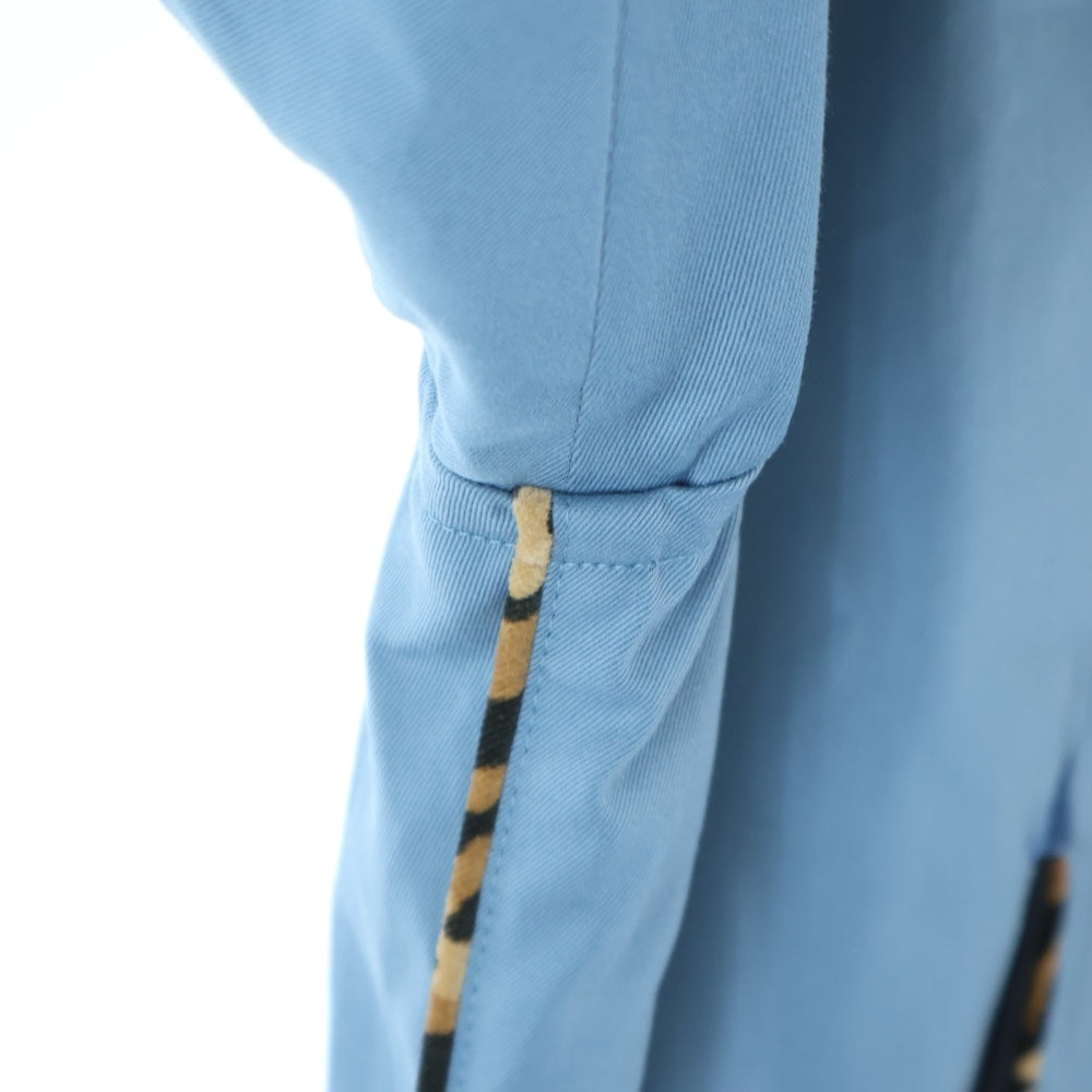 WACKO MARIA(ワコマリア) 26SS WESTERN JACKET (TYPE-2) レオパード柄 パイピング ジップアップ ウエスタンジャケット ブルー 26SS-WMO-BL09