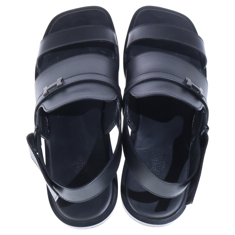 【極美品】 HERMES エルメス ジャコモ 23SS サンダル 42 HERMES(エルメス) ジャコモ Hロゴ レザー ストラップ サンダル