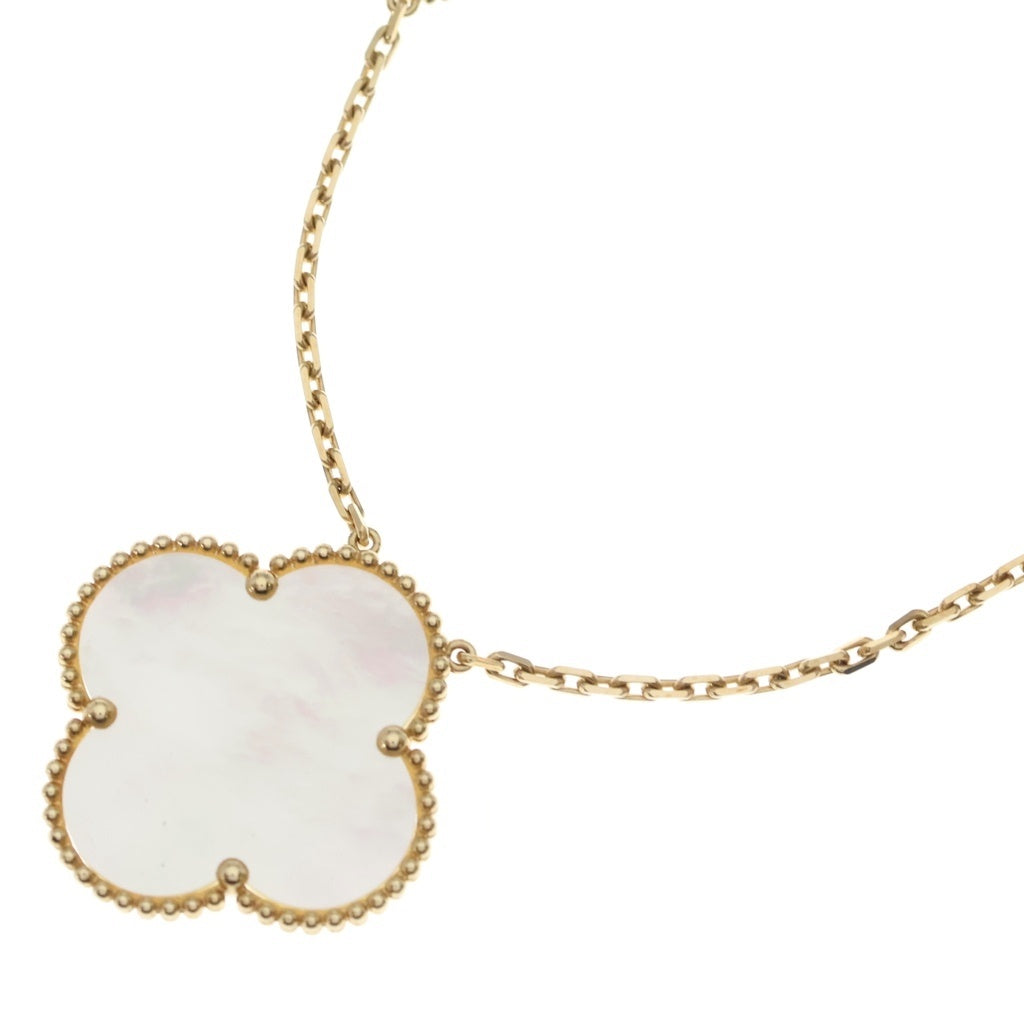 Van Cleef & Arpels(ヴァンクリーフアンドアーペル) マジックアルハンブラ 11モチーフ ロングネックレス マザーオブパール K18YG イエローゴールド VCARD79500 レディース