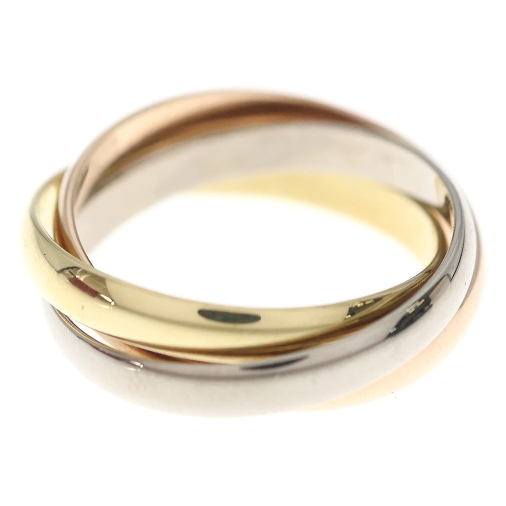 Cartier(カルティエ) トリニティ リング 指輪 ピンクゴールド×ゴールド×ホワイトゴールド Au750YG/PG/WG #47 レディース
