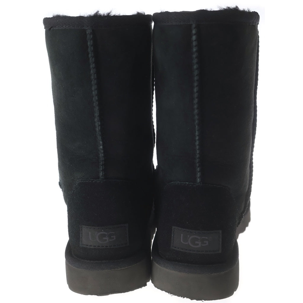 UGG(アグ) クラシック ムートン スエードレザー ショートブーツ シューズ ブラック レディース