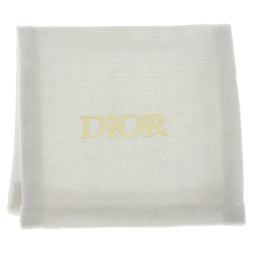 Christian Dior(クリスチャンディオール) CDロゴ ラッキーチャーム ハート リング ゴールド×ピンク GP #S レディース
