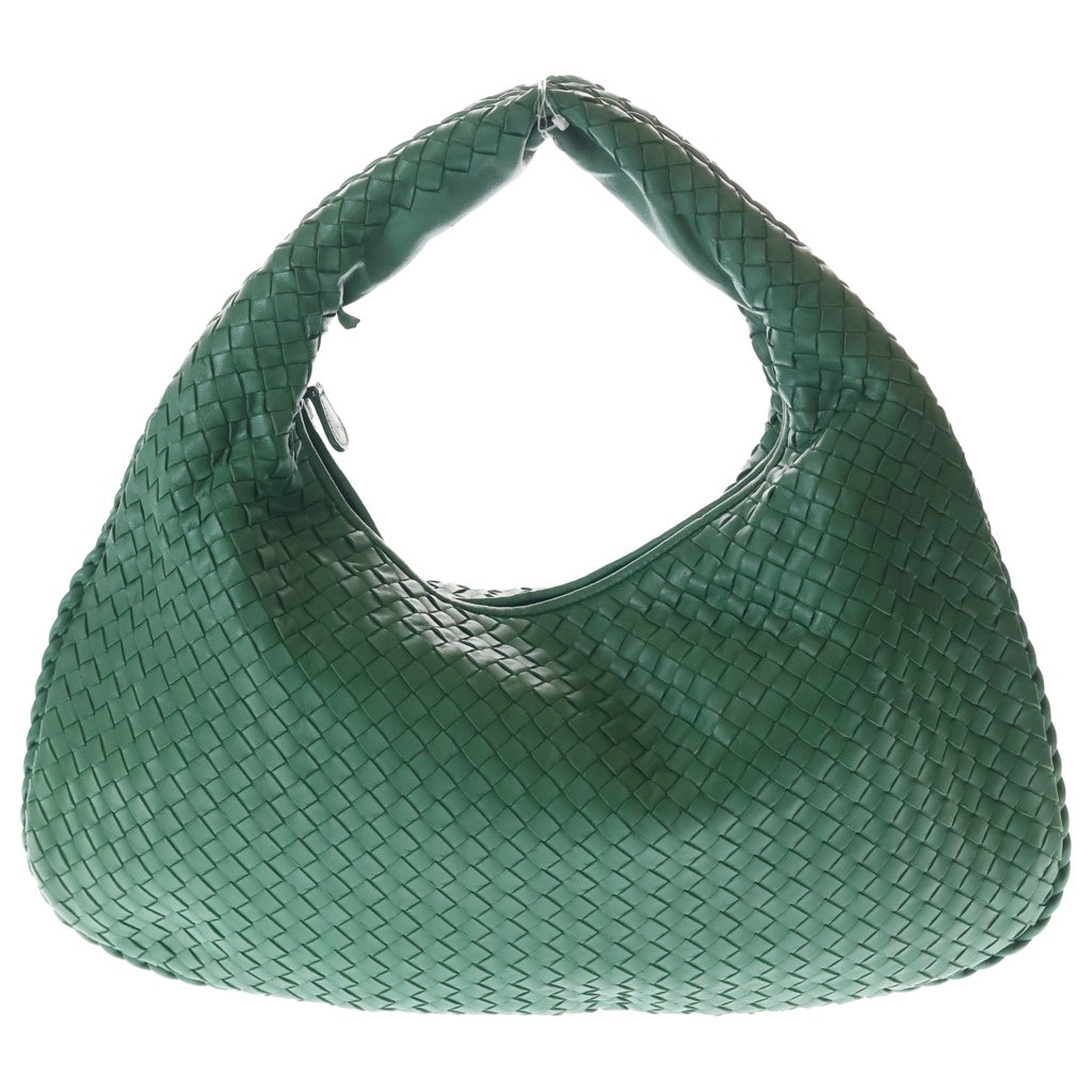 BOTTEGA VENETA(ボッテガヴェネタ) ホーボー イントレチャート レザー ワンショルダーバッグ グリーン レディース