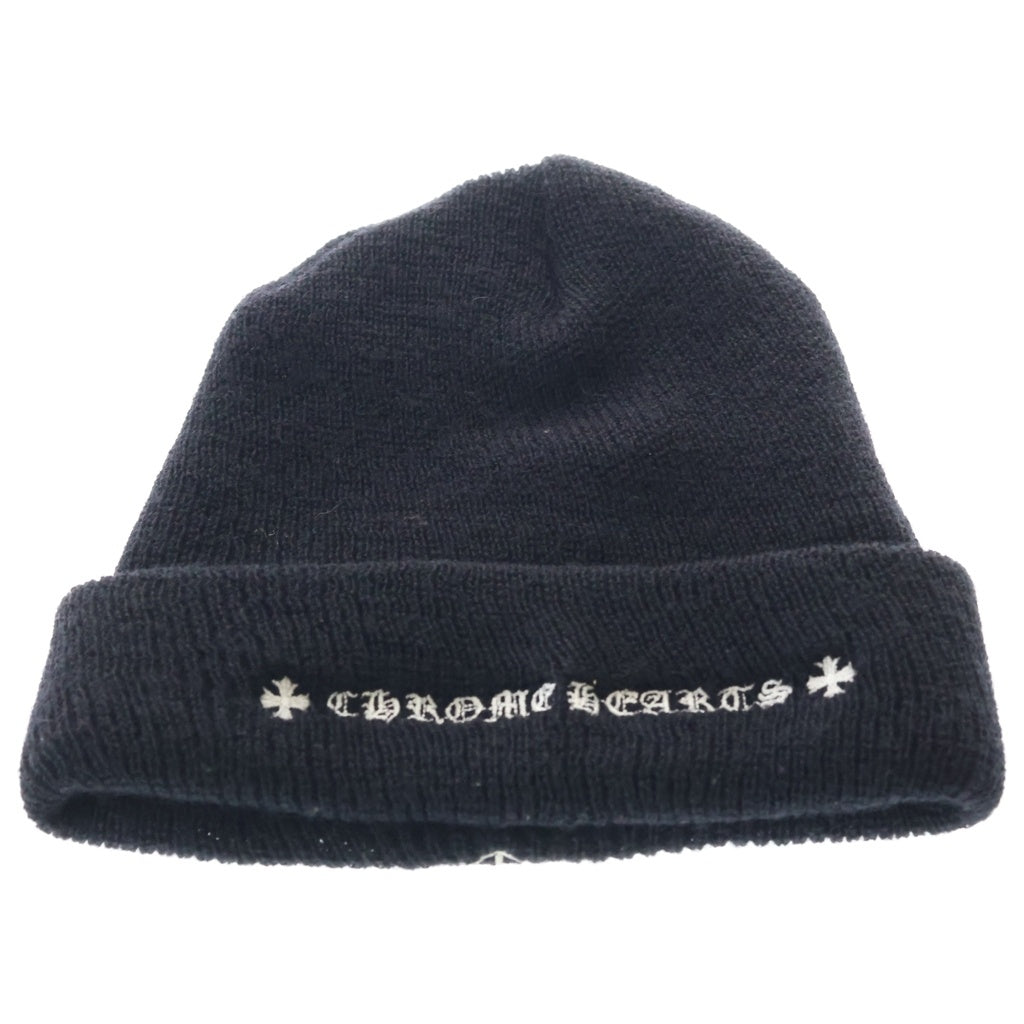 CHROME HEARTS(クロムハーツ) WOOL WATCH CAP CHプラス刺繍ビーニー ブラック ニットキャップ レディース