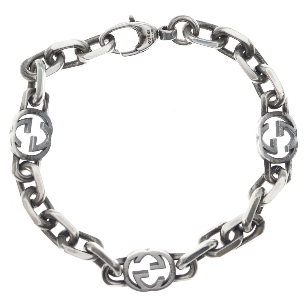 GUCCI(グッチ) インターロッキングG ブレスレット Ag925 #19 レディース