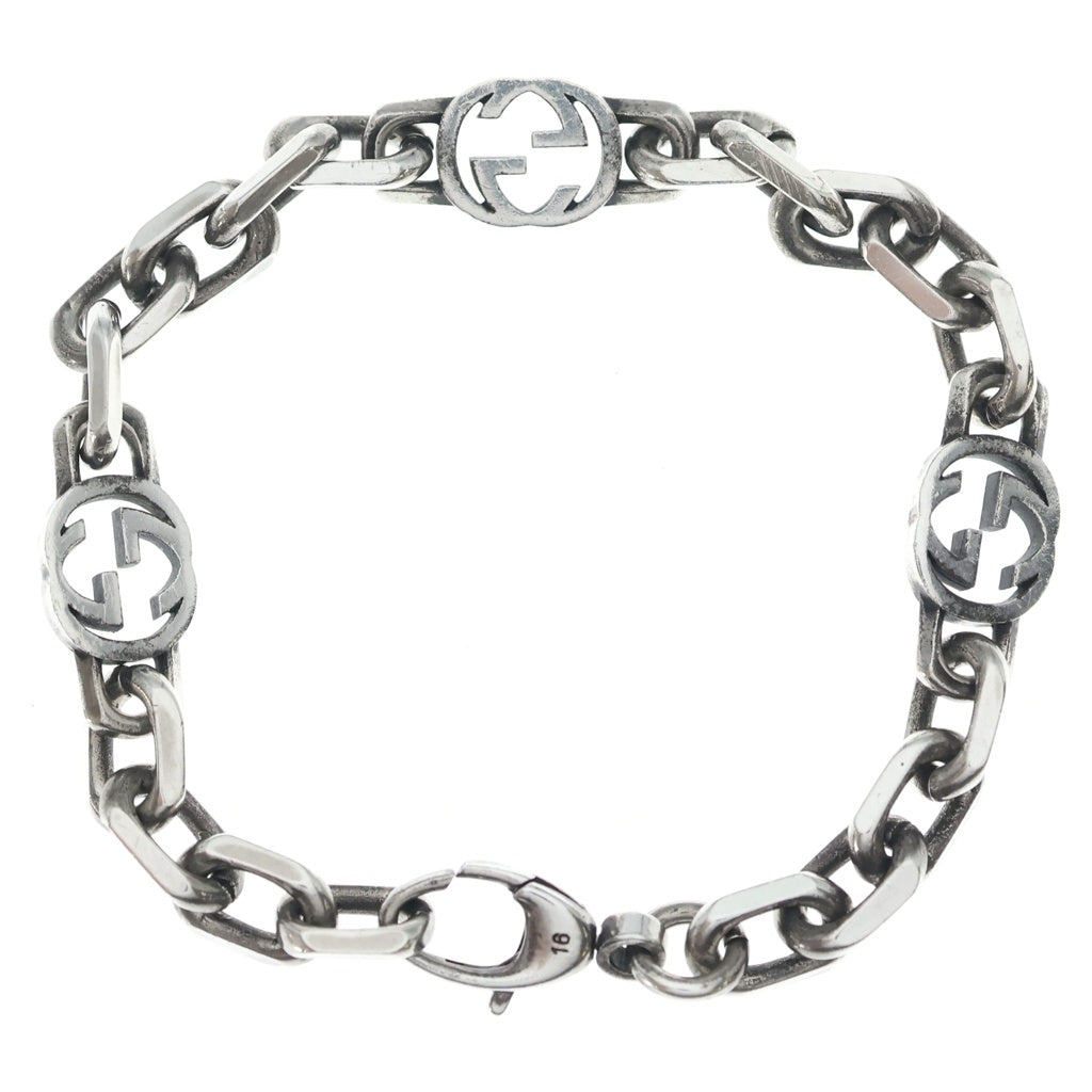 GUCCI(グッチ) インターロッキングG ブレスレット Ag925 #19 レディース