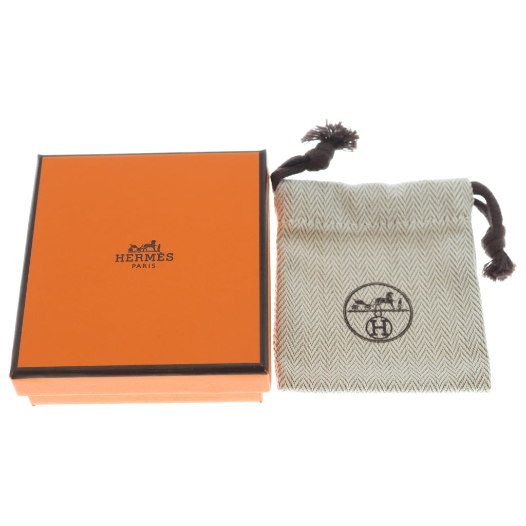 HERMES(エルメス) ポップH ピアス バイカラー ベージュ×ホワイト