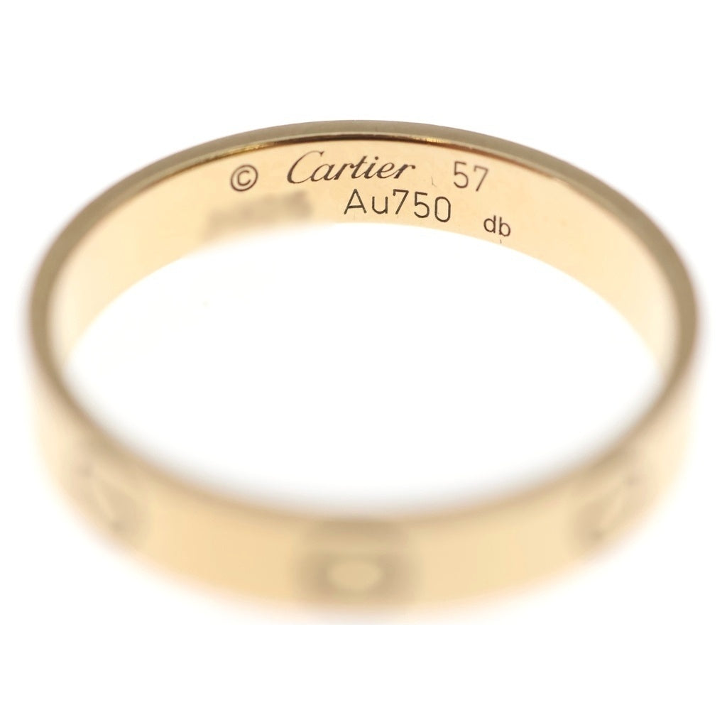 Cartier(カルティエ) ミニラブ リング ピンクゴールド Au750 #57 3.5g