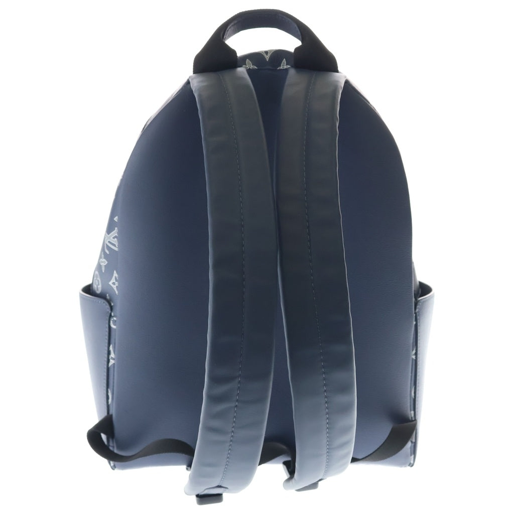 LOUIS VUITTON(ルイヴィトン) モノグラムシャドウ ディスカバリー バックパックPM リュックサック ネイビー レザー M24760 シルバー金具