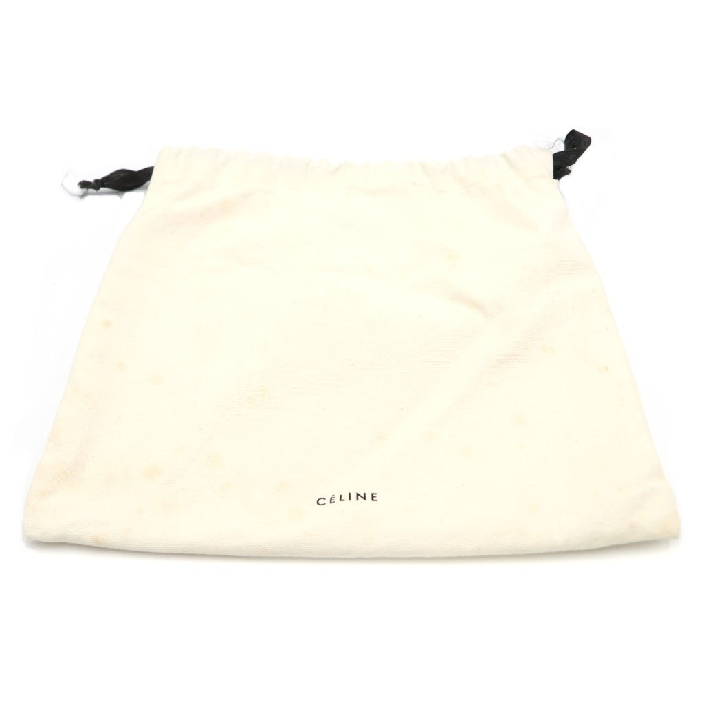 CELINE(セリーヌ) ソロ クラッチバッグ ライトグリーン レザー ゴールド金具 レディース