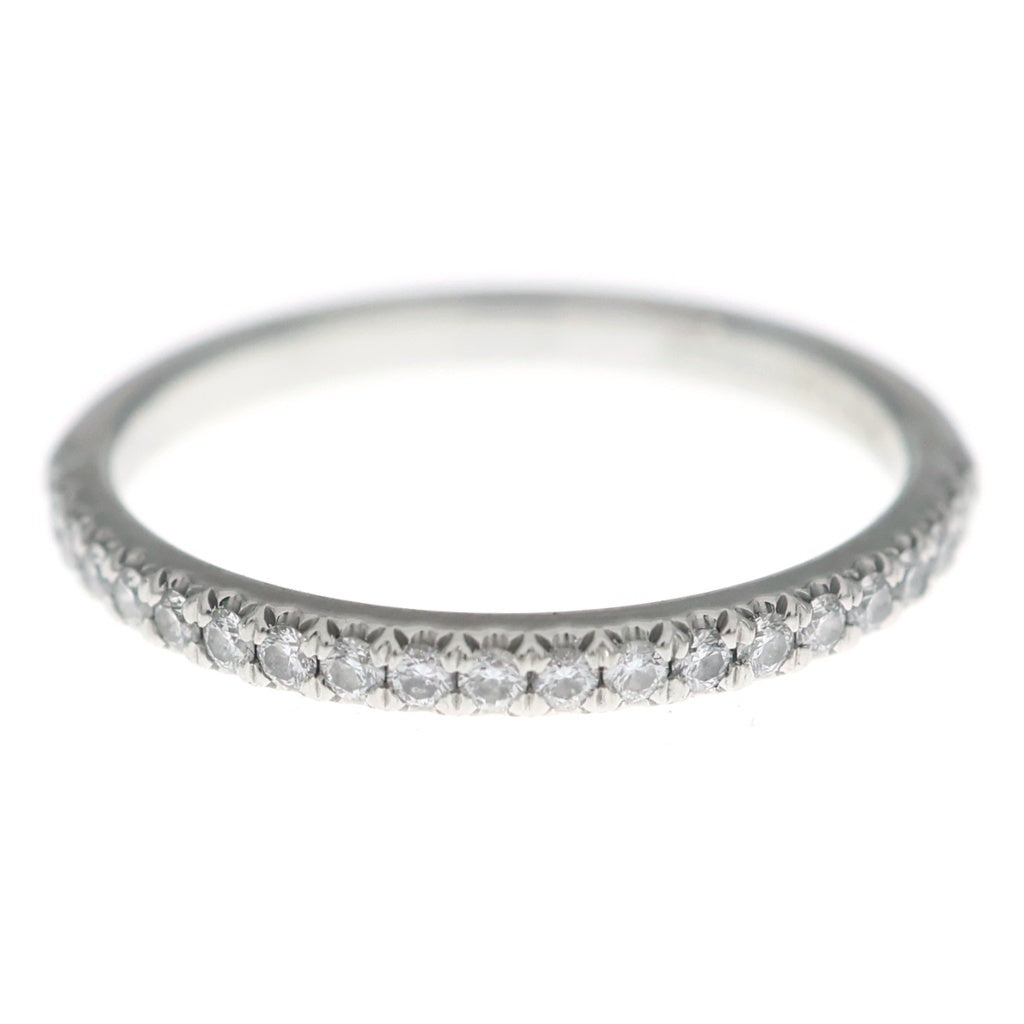 TIFFANY & Co.(ティファニー) ソレスト ハーフエタニティ ダイヤ リング 指輪 Pt950 プラチナ レディース