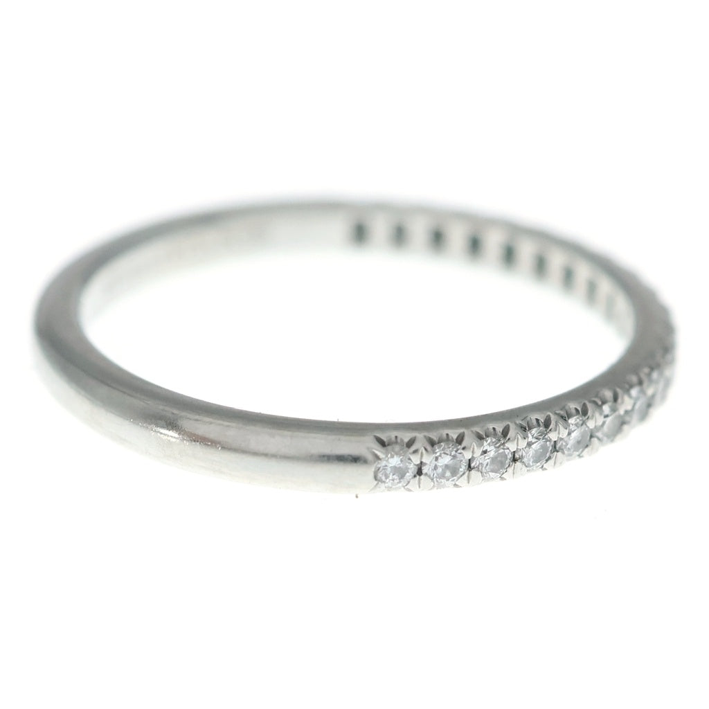 TIFFANY & Co.(ティファニー) ソレスト ハーフエタニティ ダイヤ リング 指輪 Pt950 プラチナ レディース