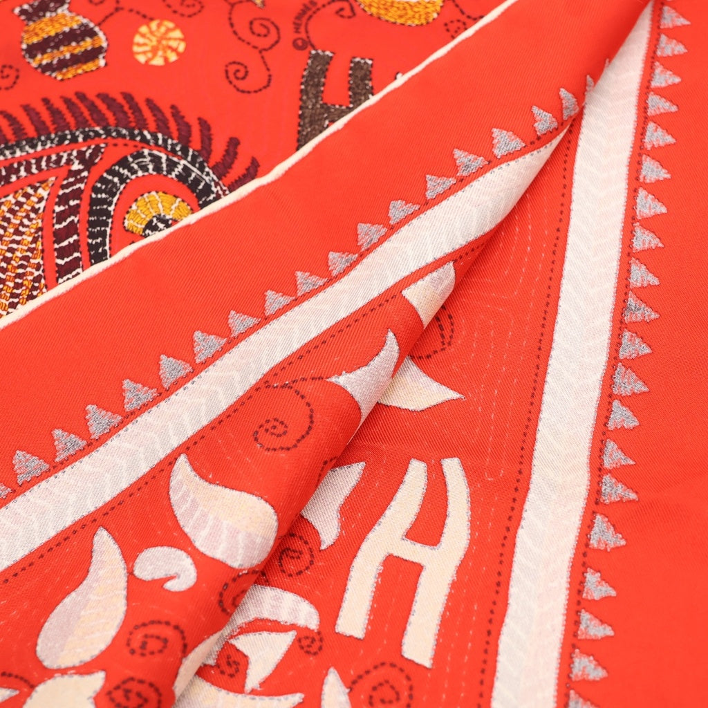 HERMES(エルメス) カレ90 カンタ スカーフ レッド レディース