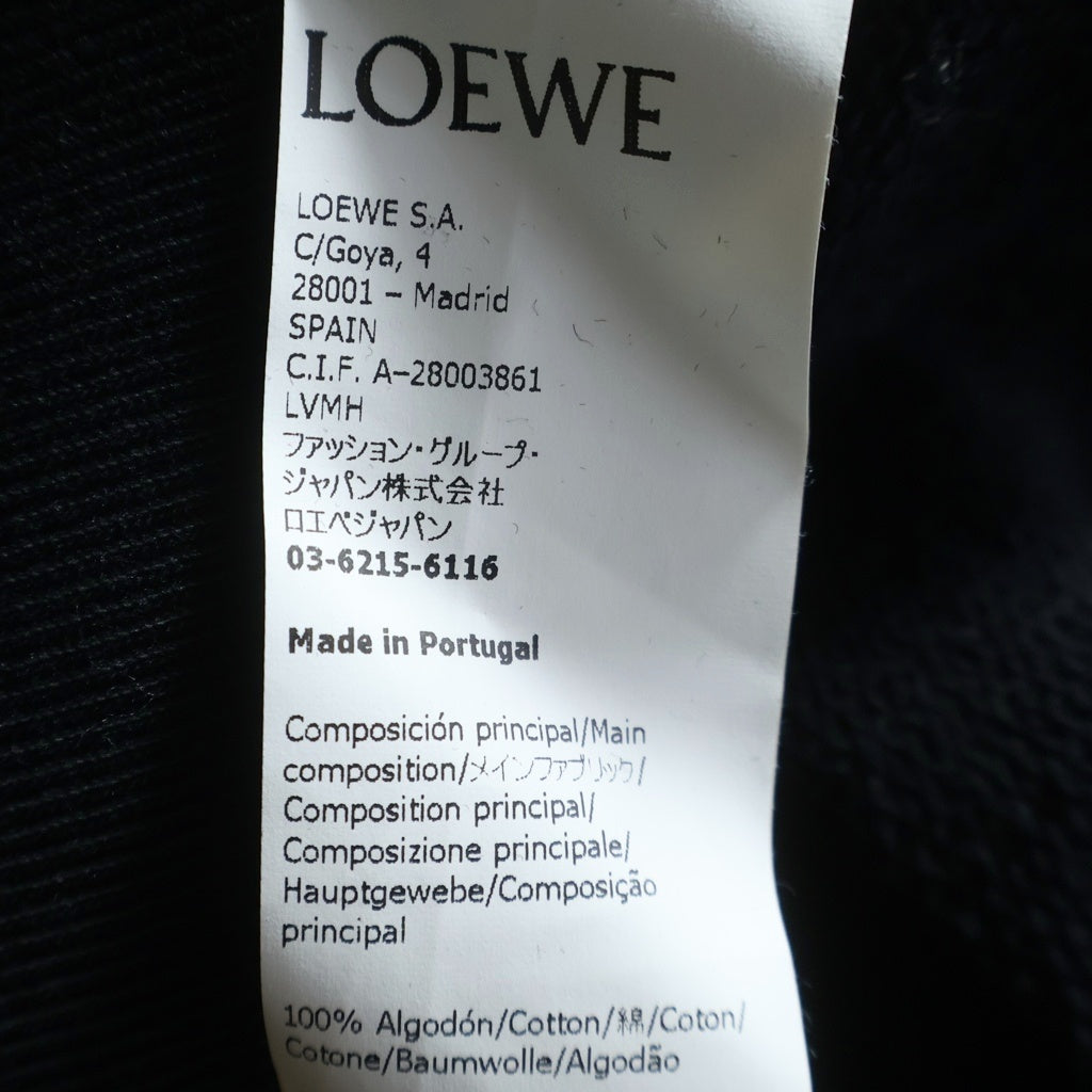 LOEWE(ロエベ) アナグラム ロゴ スウェット ブラック コットン M レディース