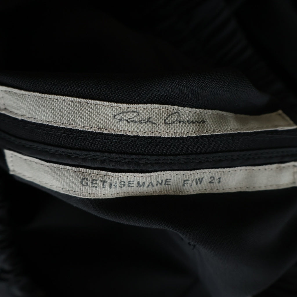 Rick Owens(リックオウエンス) ナイロンパンツ ブラック サイズ46