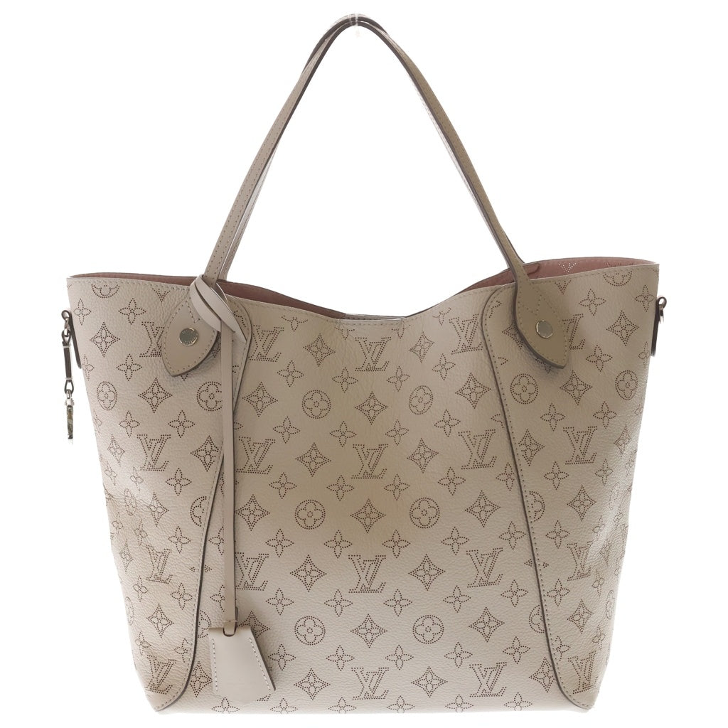 LOUIS VUITTON(ルイヴィトン) モノグラムマヒナ ネヴァーフルMM ハンドバッグ トートバッグ ローズピンク レザー M67535 シルバー金具 レディース