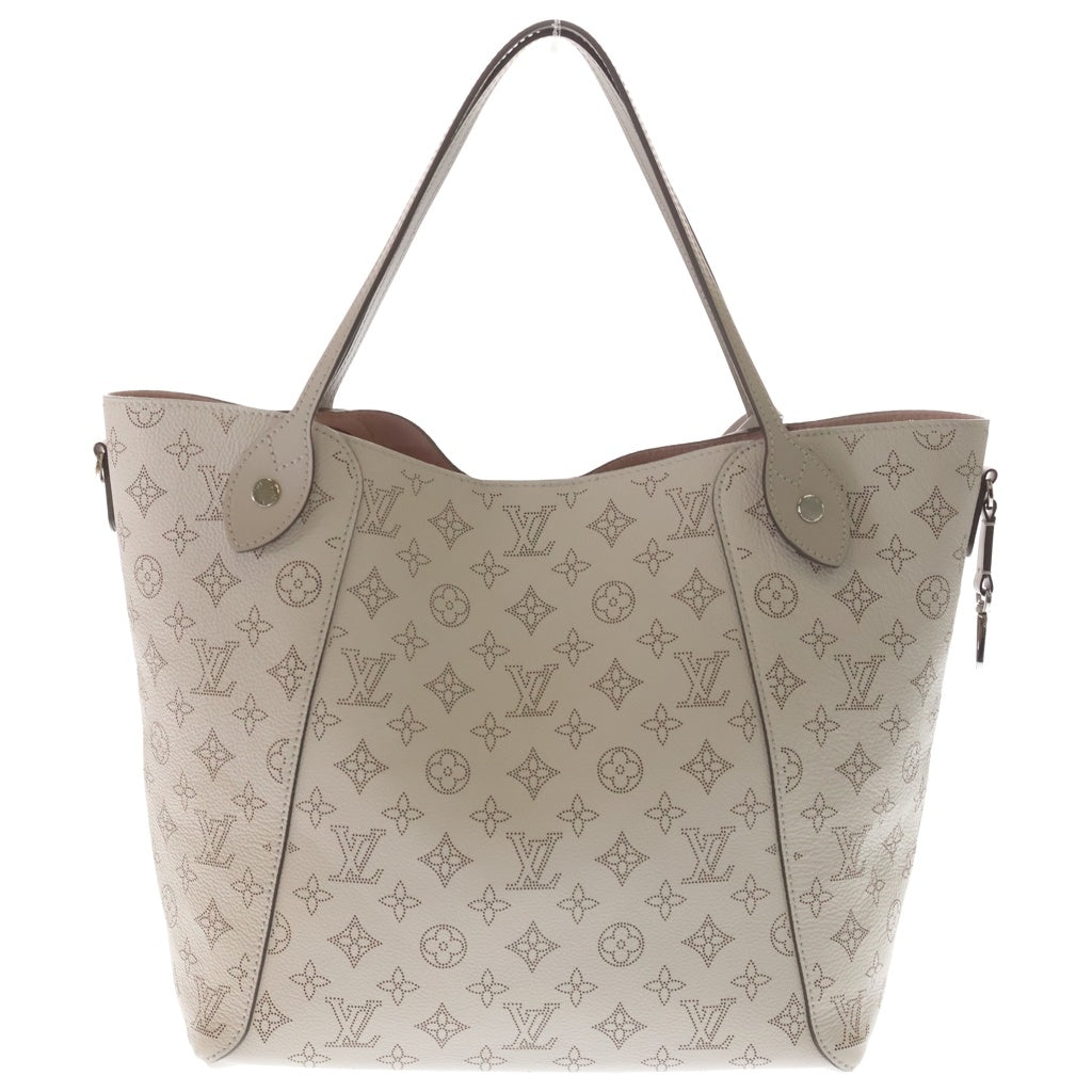 LOUIS VUITTON(ルイヴィトン) モノグラムマヒナ ネヴァーフルMM ハンドバッグ トートバッグ ローズピンク レザー M67535 シルバー金具 レディース