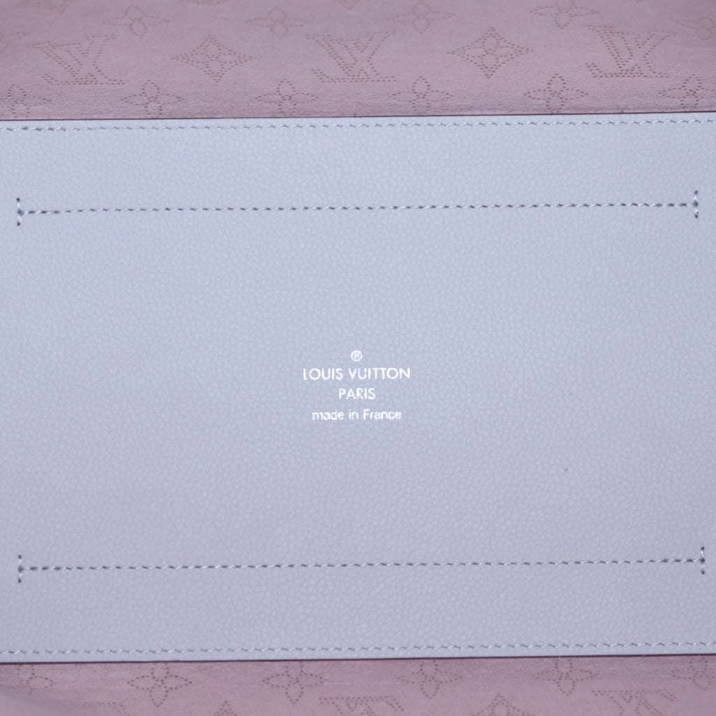 LOUIS VUITTON(ルイヴィトン) モノグラムマヒナ ネヴァーフルMM ハンドバッグ トートバッグ ローズピンク レザー M67535 シルバー金具 レディース