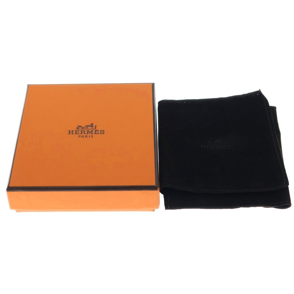 HERMES(エルメス) アス ドゥ クール ネックレス ペンダント チェーン ブラック シルバー金具 Y刻印 レディース