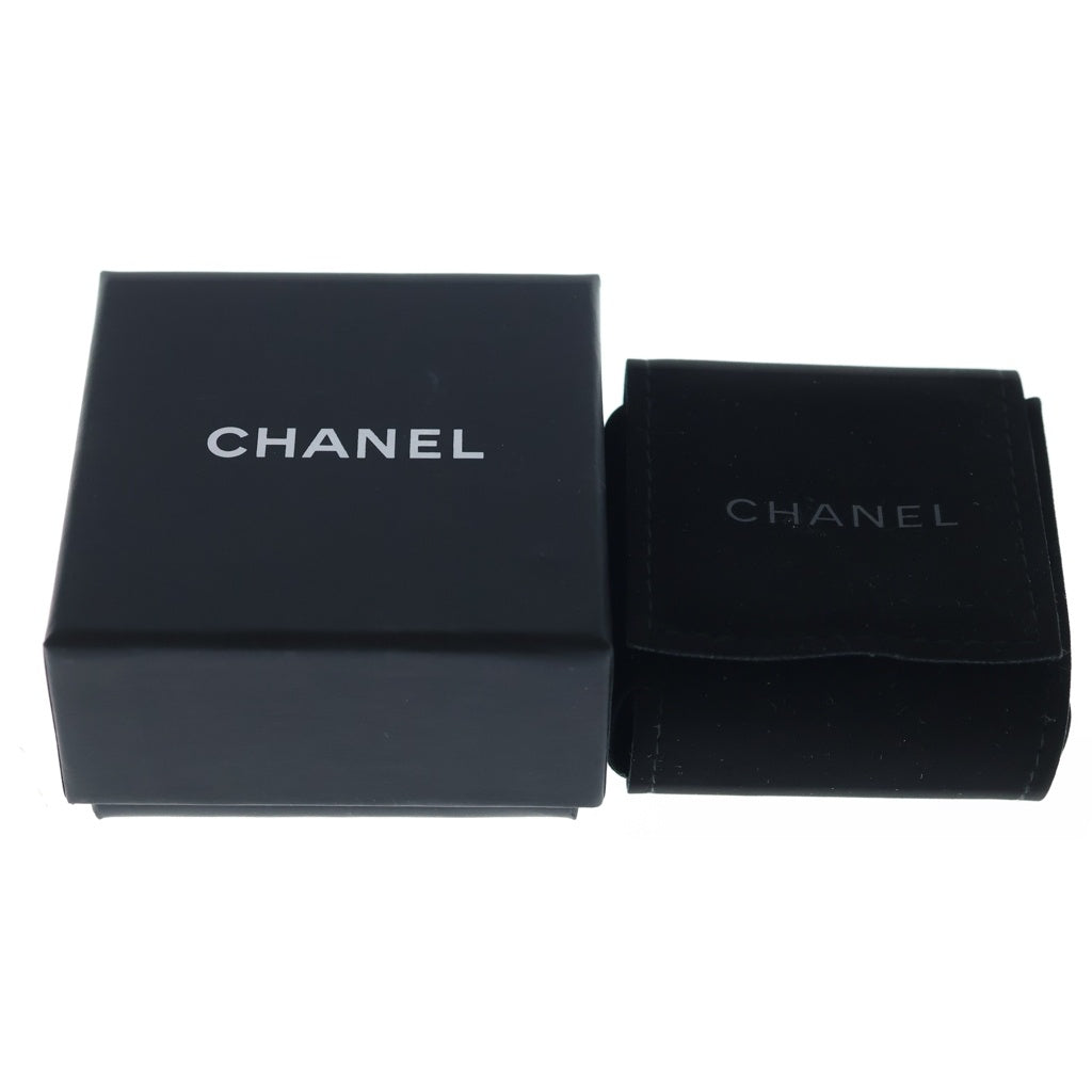 CHANEL(シャネル) ココマーク メタル ストラス ハート ラインストーン ピアス シルバー レディース