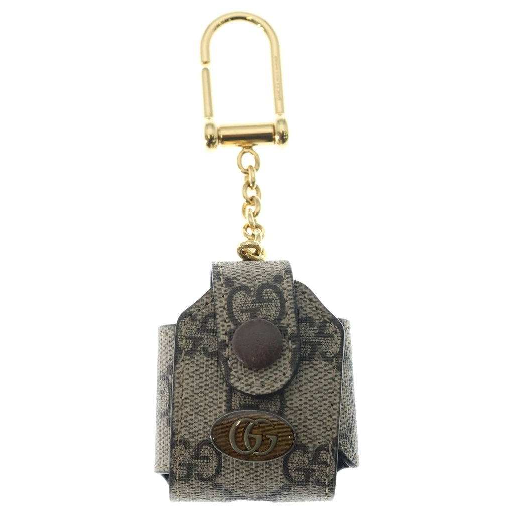 GUCCI(グッチ) オフィディアGG GGスプリーム PVC エアポッズケース 596720 ベージュ
