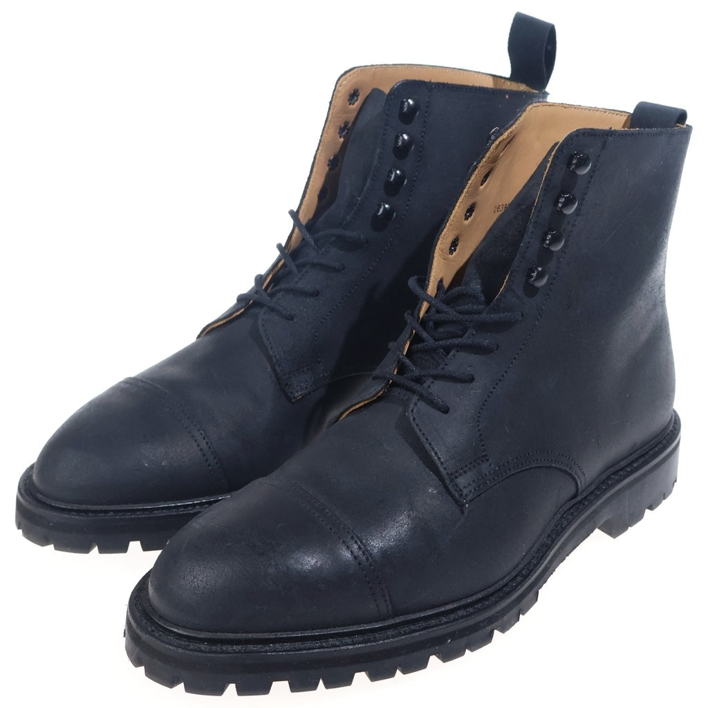 Crockett&Jones(クロケットアンドジョーンズ) コニストン2 カントリーブーツ ブラック レザー