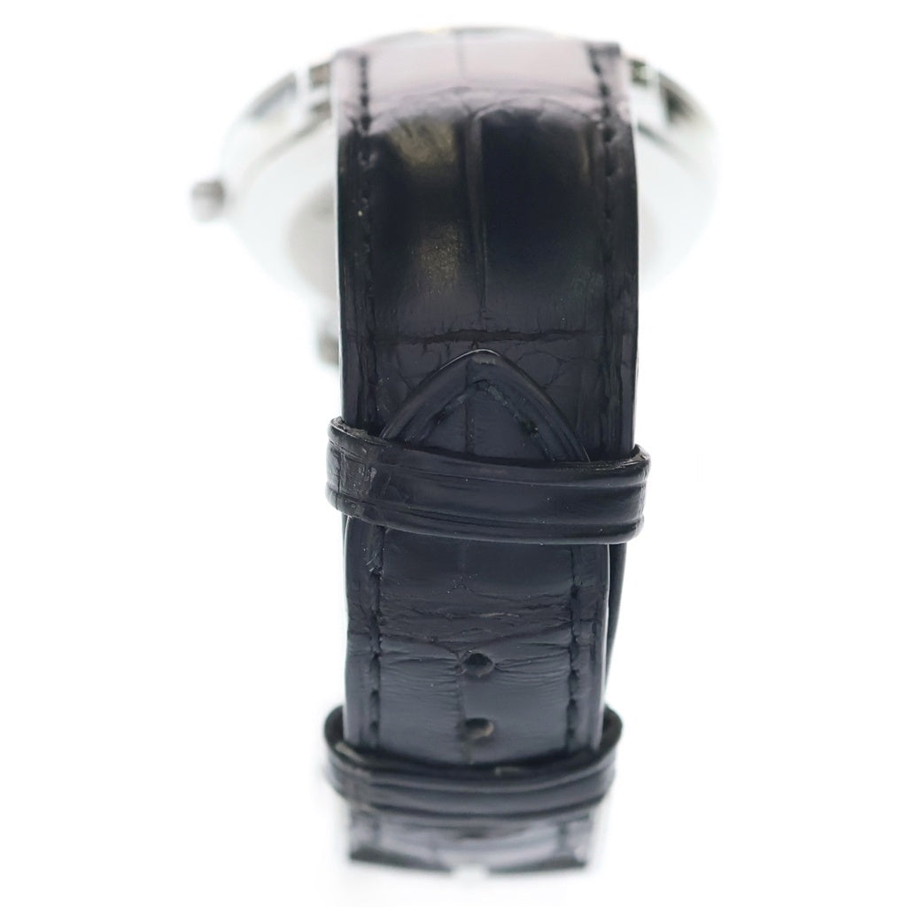 OMEGA(オメガ) デヴィル デビル デイト コーアクシャル プレステージ SS×革/AT ステンレス オートマ 自動巻き 腕時計 4875.50.01 黒文字盤