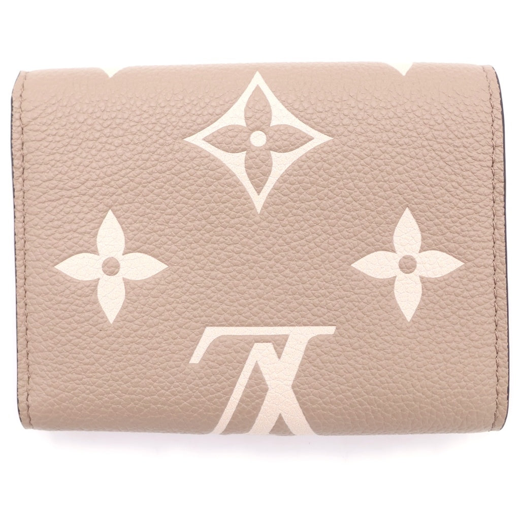 LOUIS VUITTON(ルイヴィトン) モノグラム アンプラント ポルトフォイユ ヴィクトリーヌ 三つ折り財布 M81861 バイカラー トゥルトレールクレーム ベージュ系 レディース