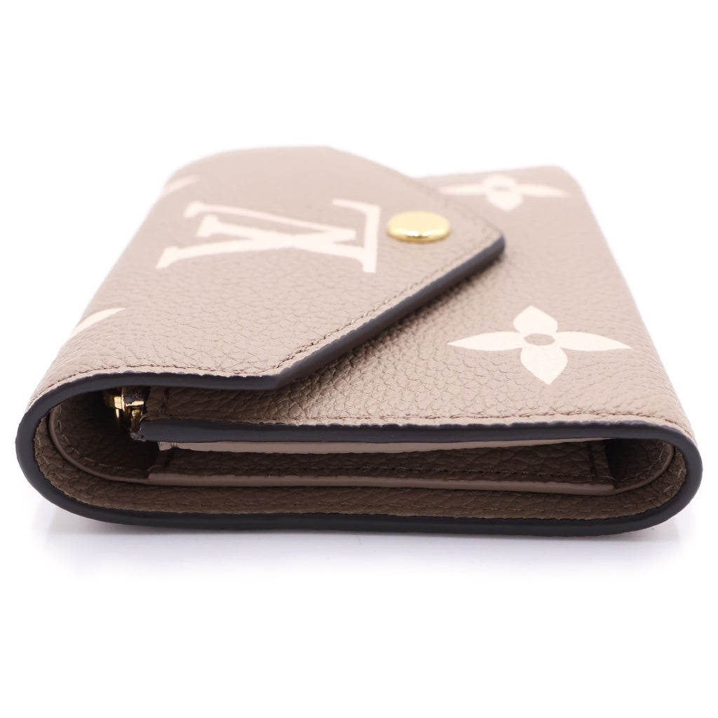 LOUIS VUITTON(ルイヴィトン) モノグラム アンプラント ポルトフォイユ ヴィクトリーヌ 三つ折り財布 M81861 バイカラー トゥルトレールクレーム ベージュ系 レディース