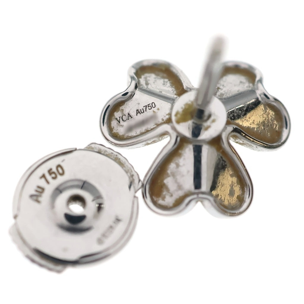 Van Cleef & Arpels(ヴァンクリーフアンドアーペル) フリヴォル ミニ 1Pダイヤ Au750 K18WG ピアス VCARP0J600 ホワイトゴールド レディース
